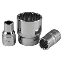 JBM 13615 - VASO CORTO DE 13MM, XZN 1/2' - CROMADO