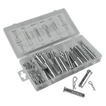 JBM 53363 - ESTUCHE DE PASADORES CLEVIS Y CLIPS EN R 71PCS