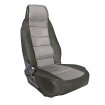 Pool Line 663091 - FUNDA ASIENTO ANATOMICA DRIVER POLIPIEL COLOR NEGRO / GRIS