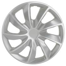 Pool Line 941416 - **JGO. TAPACUBOS SAN FRANCISCO 14" COLOR PLATA ENVASE CAJA