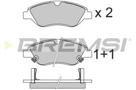 Bremsi BP3736 - PASTTILLA DE  FRENO | BRAKE PADS