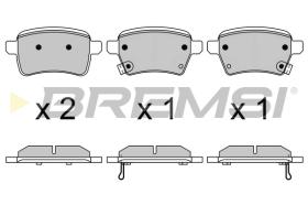 Bremsi BP3627 - PASTTILLA DE  FRENO | BRAKE PADS