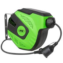 JBM 53584 - CARRETE DE CABLE ELÉCTRICO  12M - VERDE