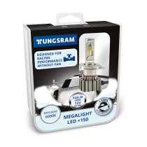 LAMPARAS TUNGSRAM 93115172 - TU 60420 B2 H4 LED +150 6000K 18W P43T