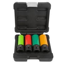JBM 53587 - SET DE 4 VASOS DE IMPACTO DE 1/2' PARA LLANTAS DE ALEACIÓN