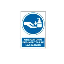 JBM 53813 - CARTEL DE OBLIGATORIEDAD - DESINFECCIÓN DE MANOS
