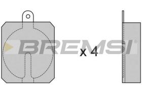 Bremsi BP2013 - BRAKE PADS