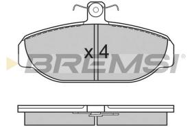 Bremsi BP2616 - PASTILLA DE FRENO | BRAKE PADS
