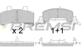 Bremsi BP2786 - PASTILLA DE FRENO | BRAKE PADS