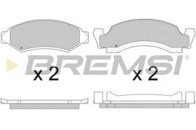 Bremsi BP2798 - PASTTILLA DE  FRENO | BRAKE PADS