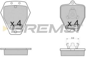Bremsi BP3120 - PASTTILLA DE  FRENO | BRAKE PADS