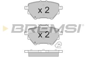 Bremsi BP3561 - PASTTILLA DE  FRENO | BRAKE PADS