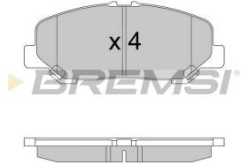 Bremsi BP3579 - PASTILLA DE FRENO | BRAKE PADS