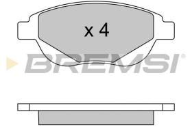 Bremsi BP3580 - PASTTILLA DE  FRENO | BRAKE PADS