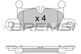 Bremsi BP3585 - PASTIGLIE FRENO | BRAKE PADS