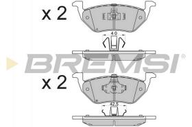 Bremsi BP3587 - PASTILLA DE FRENO | BRAKE PADS
