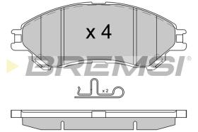 Bremsi BP3603 - PASTILLA DE FRENO | BRAKE PADS