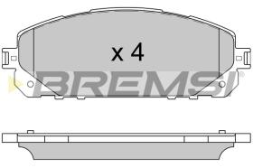 Bremsi BP3605 - PASTILLA DE FRENO | BRAKE PADS