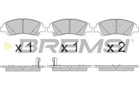 Bremsi BP3606 - PASTTILLA DE  FRENO | BRAKE PADS
