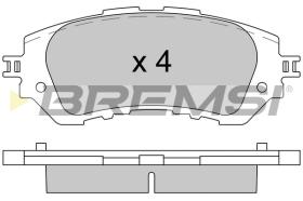 Bremsi BP3607 - PASTILLA DE FRENO | BRAKE PADS