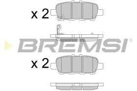 Bremsi BP3608 - BRAKE PADS