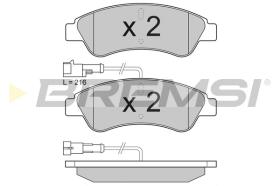 Bremsi BP3612 - PASTILLA DE FRENO | BRAKE PADS