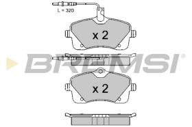 Bremsi BP3618 - PASTILLA DE FRENO | BRAKE PADS
