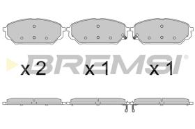 Bremsi BP3619 - PASTTILLA DE  FRENO | BRAKE PADS