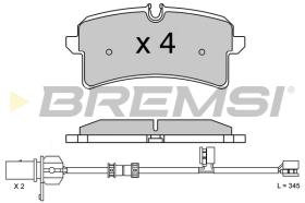 Bremsi BP3624 - PASTTILLA DE  FRENO | BRAKE PADS