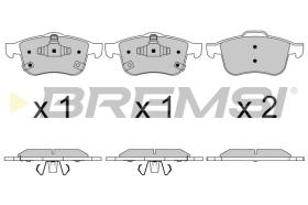 Bremsi BP3626 - PASTIGLIE FRENO | BRAKE PADS