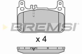 Bremsi BP3628 - PASTTILLA DE  FRENO | BRAKE PADS