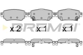 Bremsi BP3630 - PASTILLA DE FRENO | BRAKE PADS