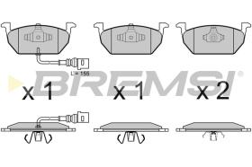 Bremsi BP3631 - PASTTILLA DE  FRENO | BRAKE PADS
