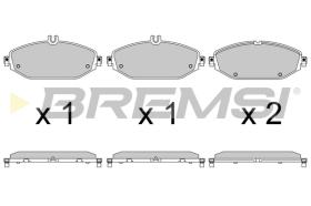 Bremsi BP3641 - PASTTILLA DE  FRENO | BRAKE PADS