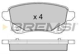 Bremsi BP3645 - PASTTILLA DE  FRENO | BRAKE PADS