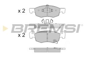 Bremsi BP3646 - PASTILLA DE FRENO | BRAKE PADS