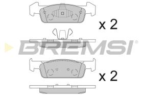 Bremsi BP3647 - PASTTILLA DE  FRENO | BRAKE PADS