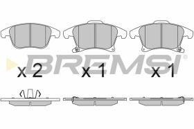 Bremsi BP3655 - PASTTILLA DE  FRENO | BRAKE PADS