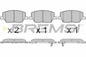 Bremsi BP3657 - PASTTILLA DE  FRENO | BRAKE PADS