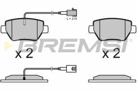 Bremsi BP3659 - PASTILLA DE FRENO | BRAKE PADS