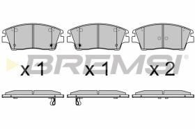 Bremsi BP3660 - PASTTILLA DE  FRENO | BRAKE PADS