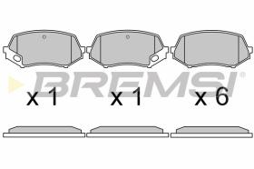 Bremsi BP3669 - PASTILLA DE FRENO | BRAKE PADS