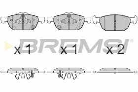 Bremsi BP3674 - PASTTILLA DE  FRENO | BRAKE PADS