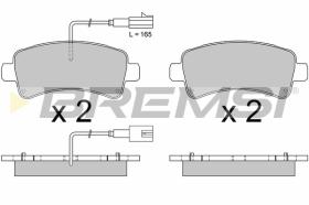 Bremsi BP3681 - PASTTILLA DE  FRENO | BRAKE PADS