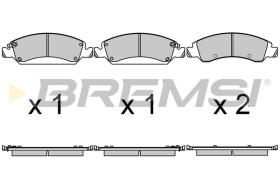 Bremsi BP3684 - PASTTILLA DE  FRENO | BRAKE PADS