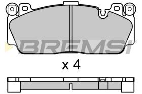 Bremsi BP3691 - PASTTILLA DE  FRENO | BRAKE PADS