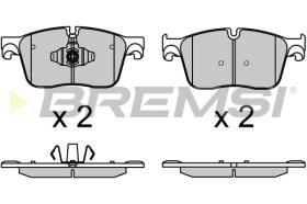 Bremsi BP3697 - PASTTILLA DE  FRENO | BRAKE PADS