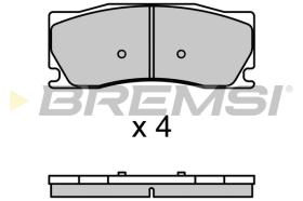Bremsi BP3698 - BRAKE PADS