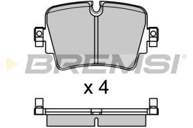 Bremsi BP3701 - PASTILLA DE FRENO | BRAKE PADS