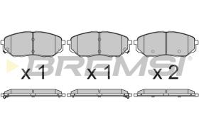 Bremsi BP3702 - PASTTILLA DE  FRENO | BRAKE PADS